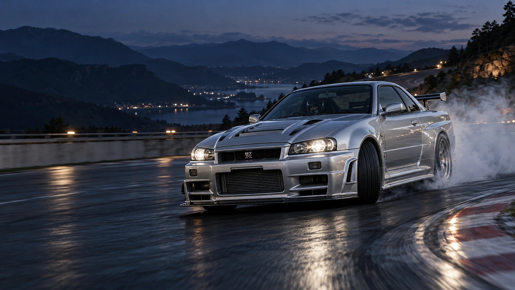 Silver Skyline R34 concept frame